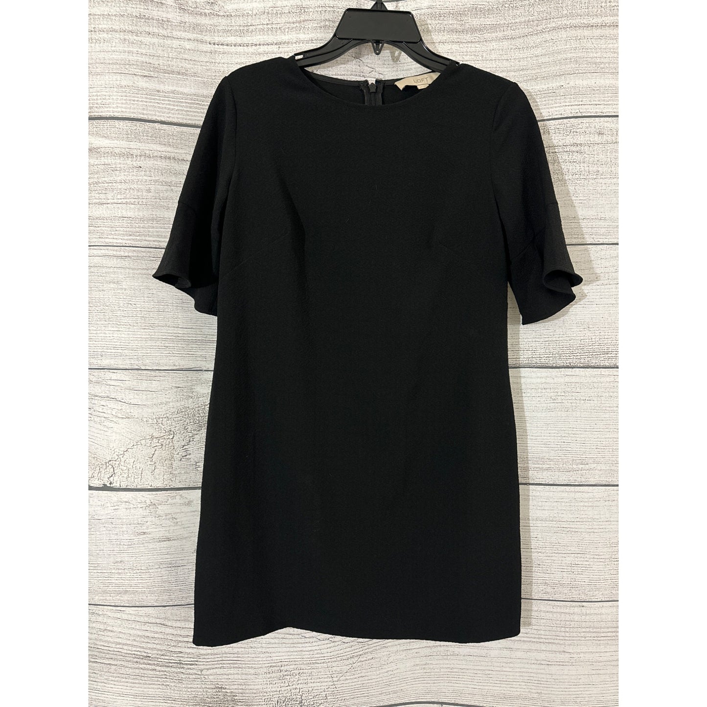 Ann Taylor Loft flutter sleeve shift dress