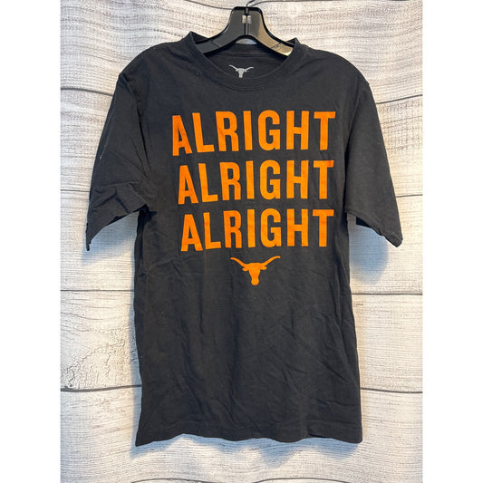 University Of Texas Longhorns "Alright Alright Alright" Graphic Tee Size S