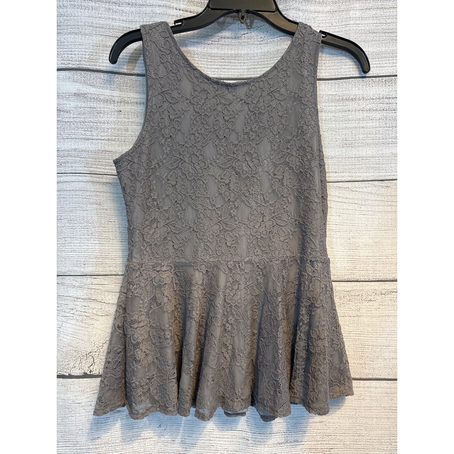Lovers + Friends Lace Peplum Tank Top Size M