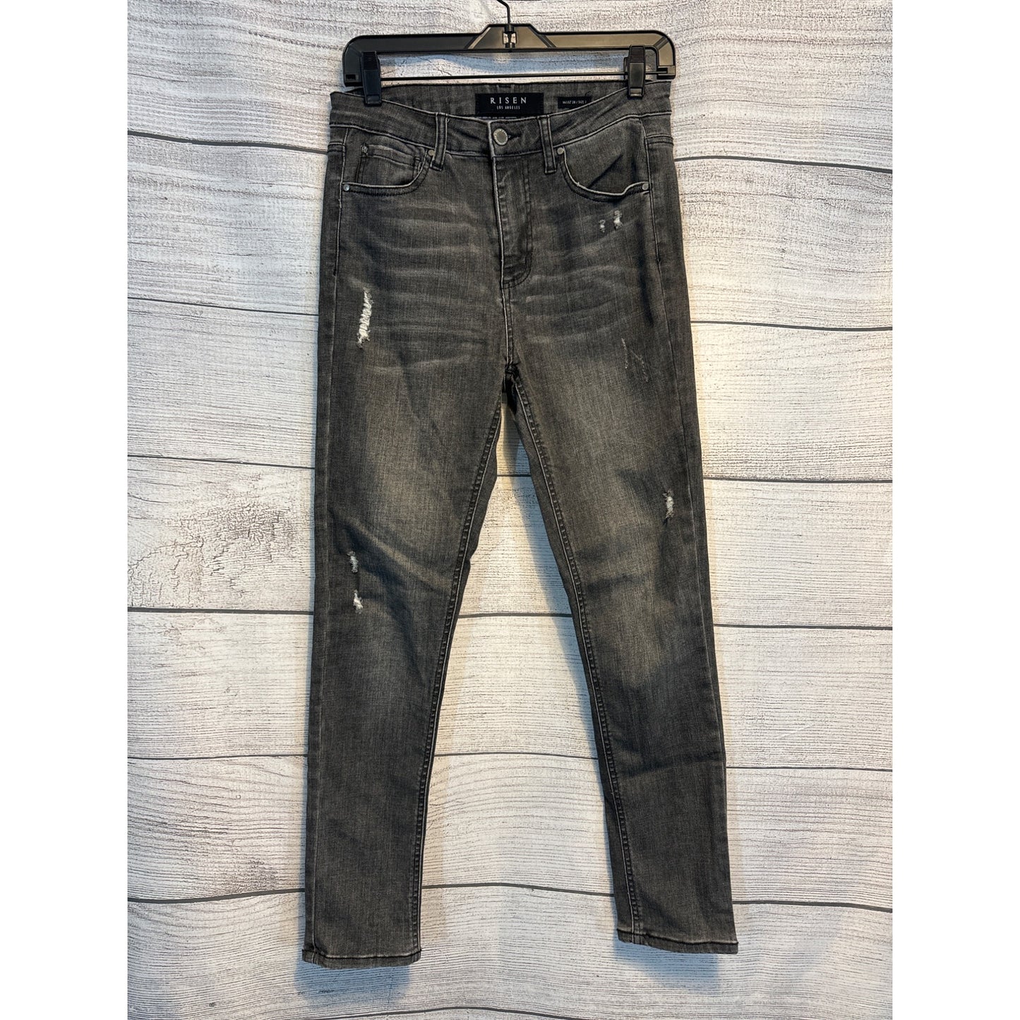 Risen Distressed Skinny Jeans Size 7/28