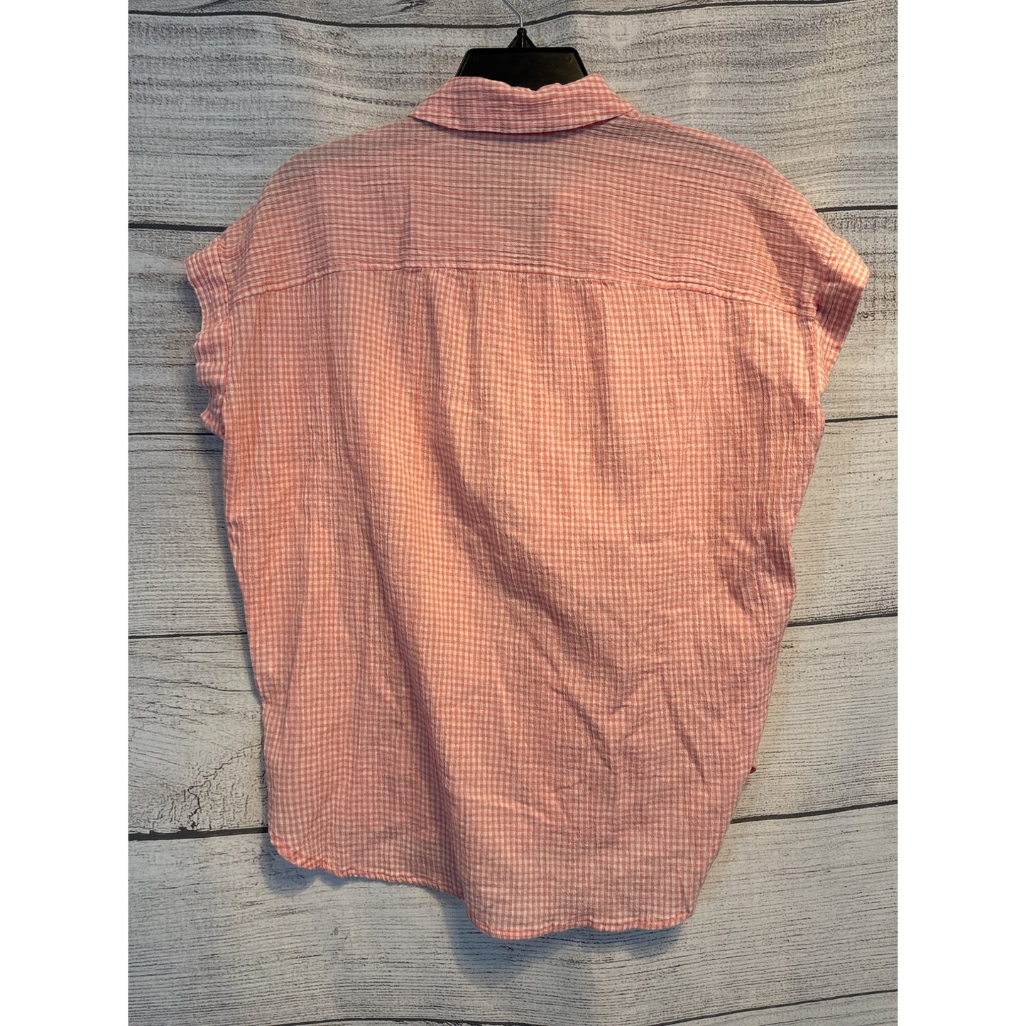 Madewell Pink Gingham Button-Up Shirt Size XS