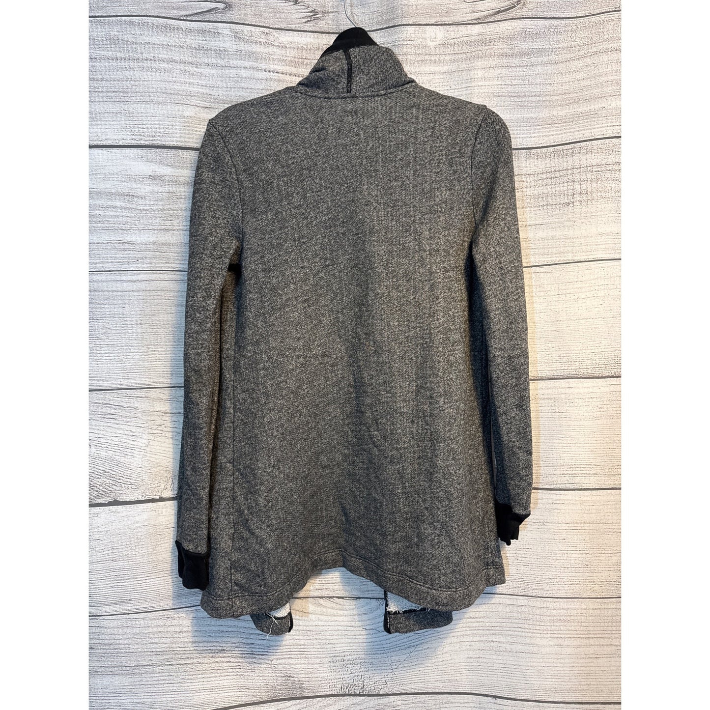Three Dots Open Front Waterfall Cardigan Jacket Size S