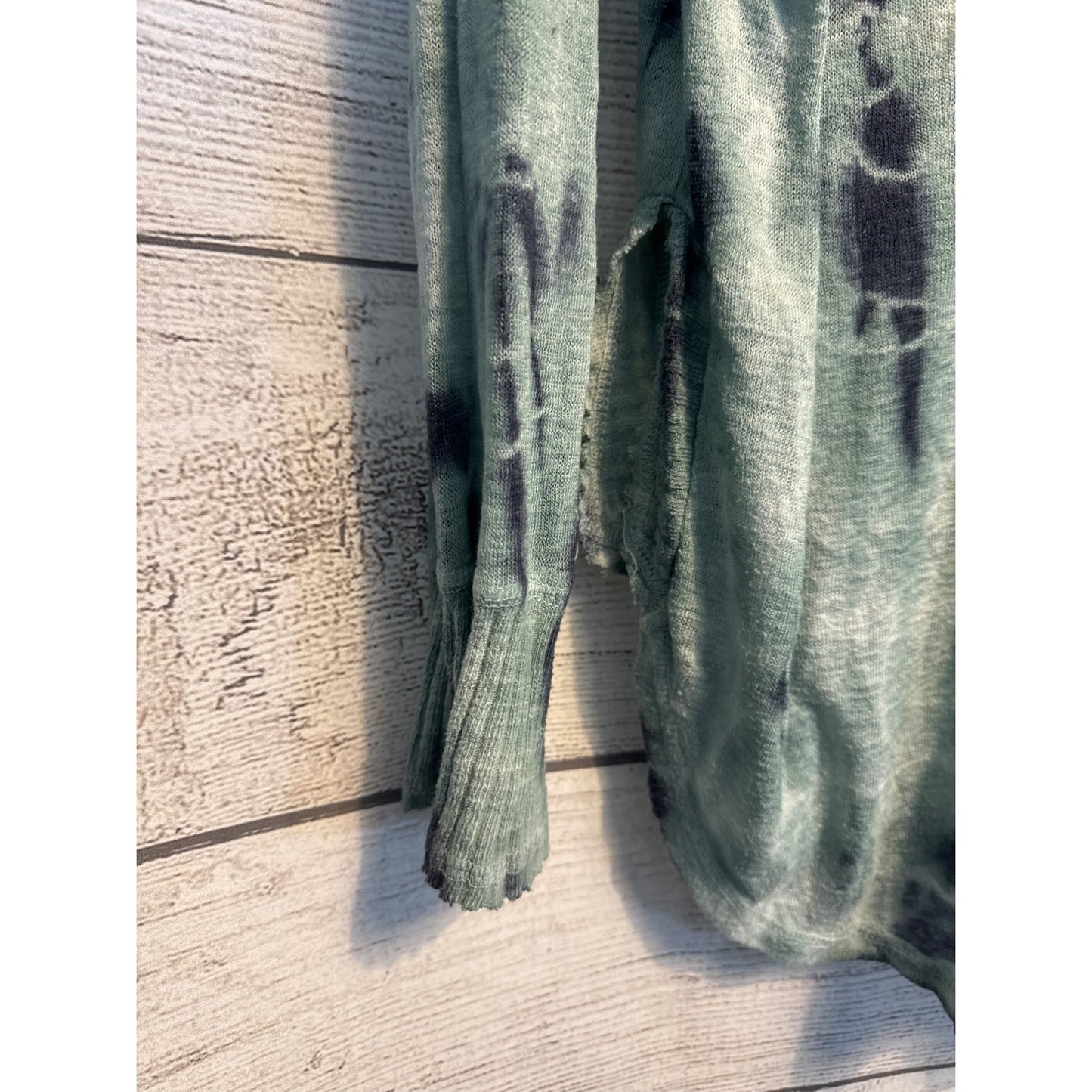 Vintage Havana Oversized Tie-Dye Long Sleeve Hoodie Top