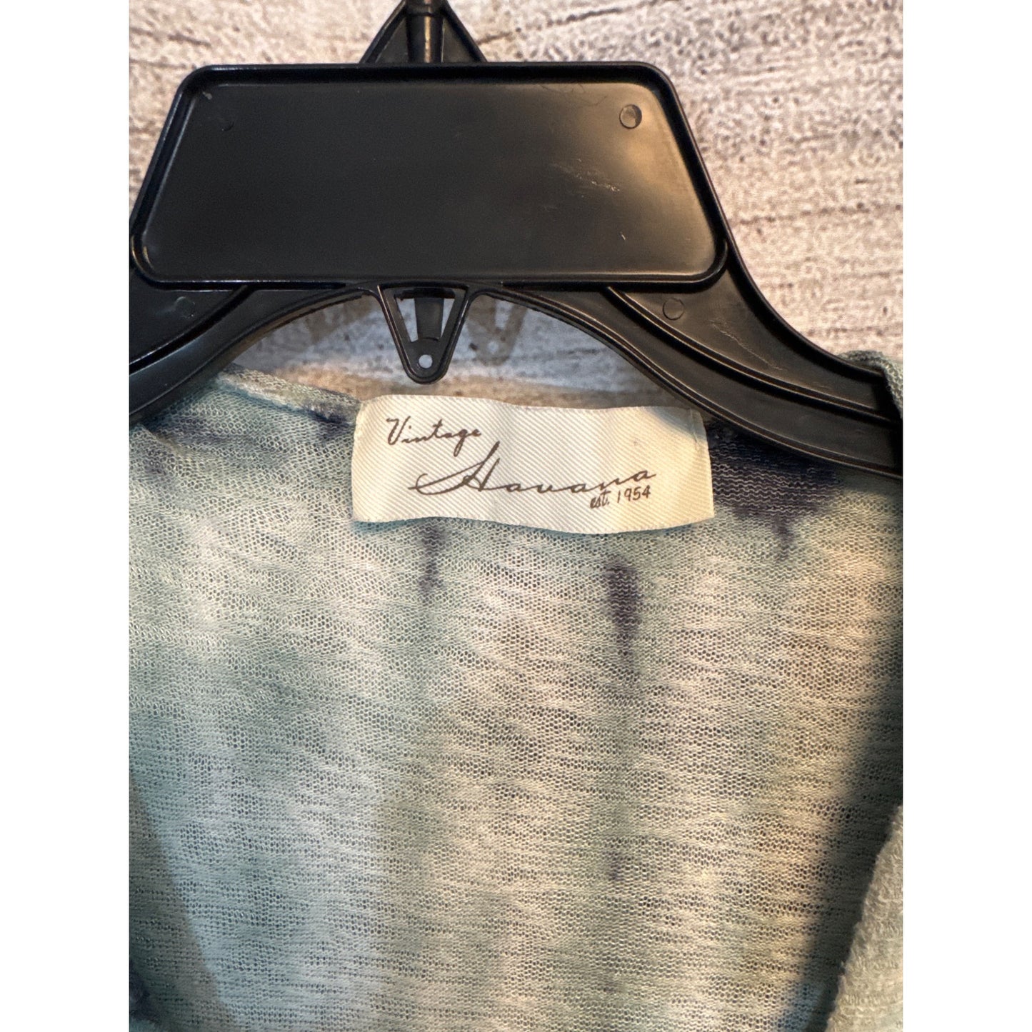 Vintage Havana Oversized Tie-Dye Long Sleeve Hoodie Top