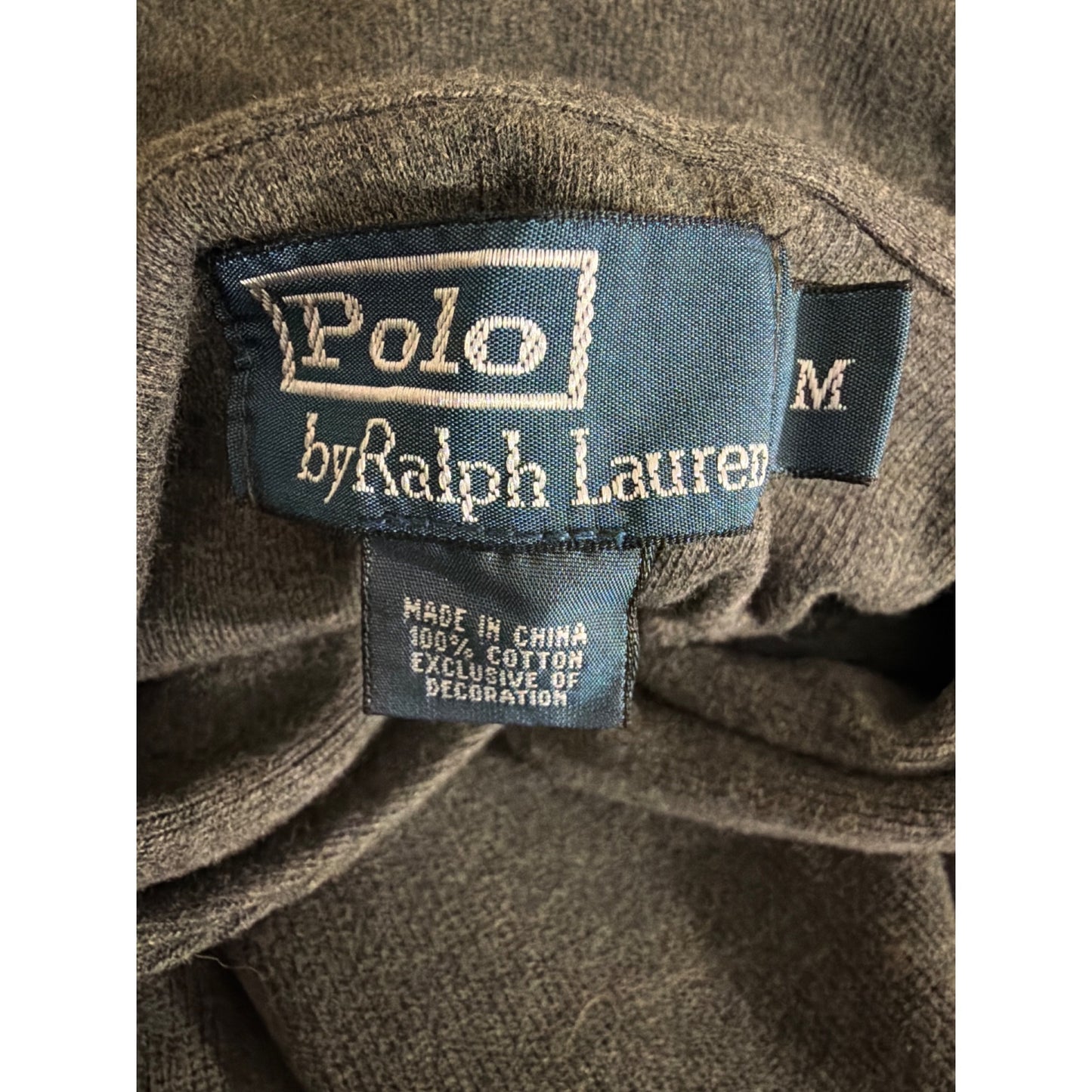 Mens Polo By Ralph Lauren Green Funnel Neck Sweater Size M