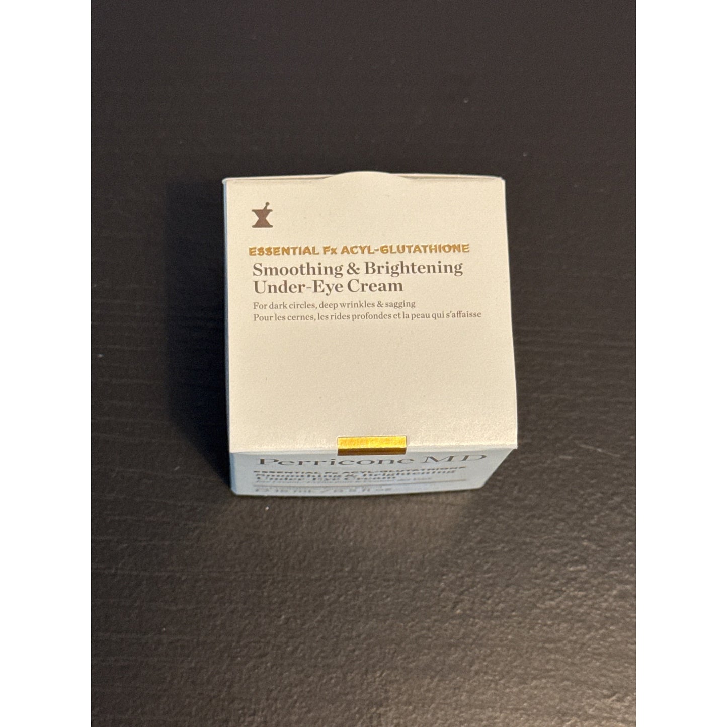 NWB Perricone Md Essential Fx Acyl-Glutathione Smoothing & Brightening Under-Eye Cream For Dark Circles Deep Wrinkles & Sagging 0.5oz