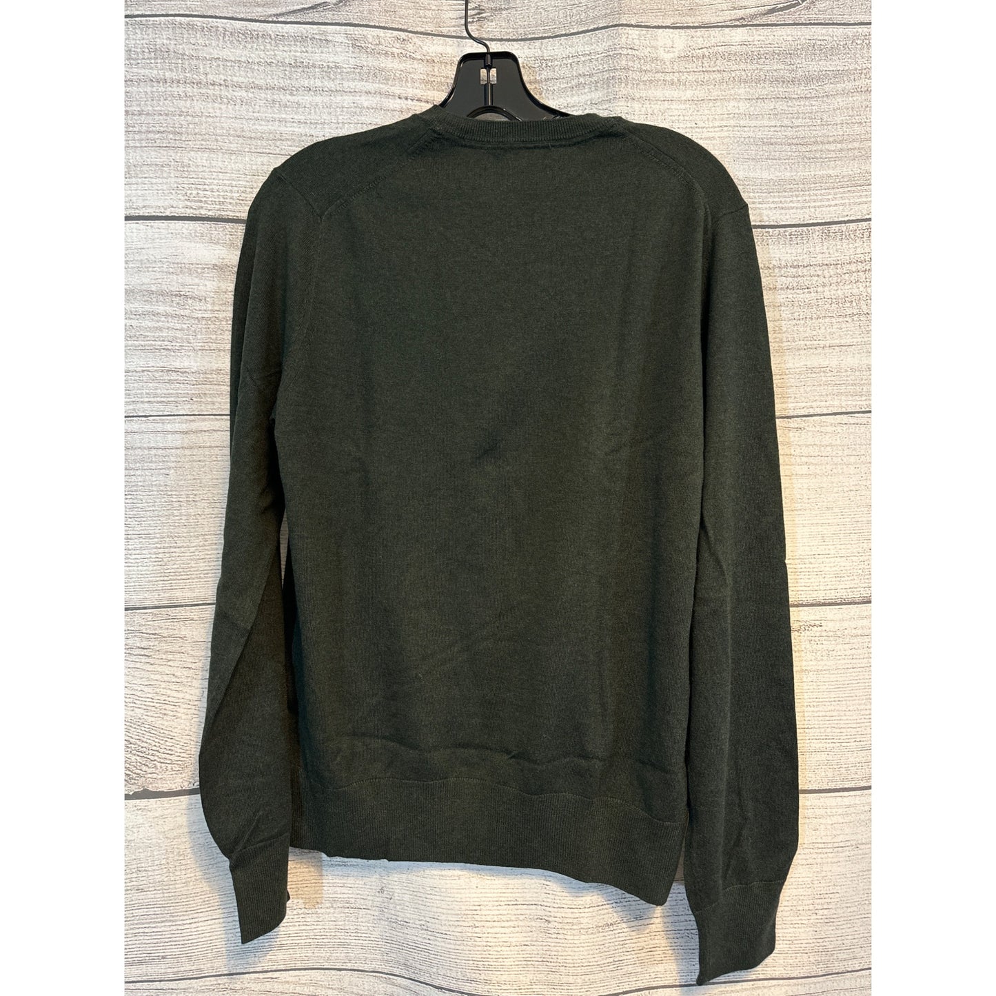 Banana Republic Mens Green Cotton Wool Blend Crewneck Sweater Size M