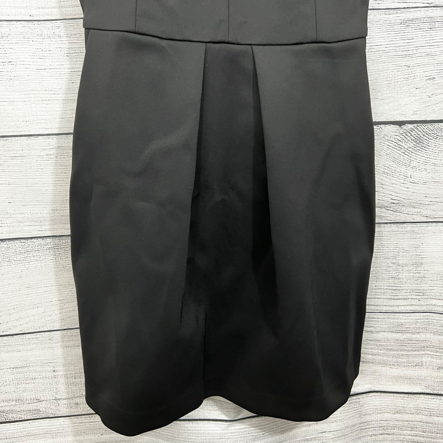 Madewell Black Sleeveless A-Line Dress With Pleated Skirt, Size Medium