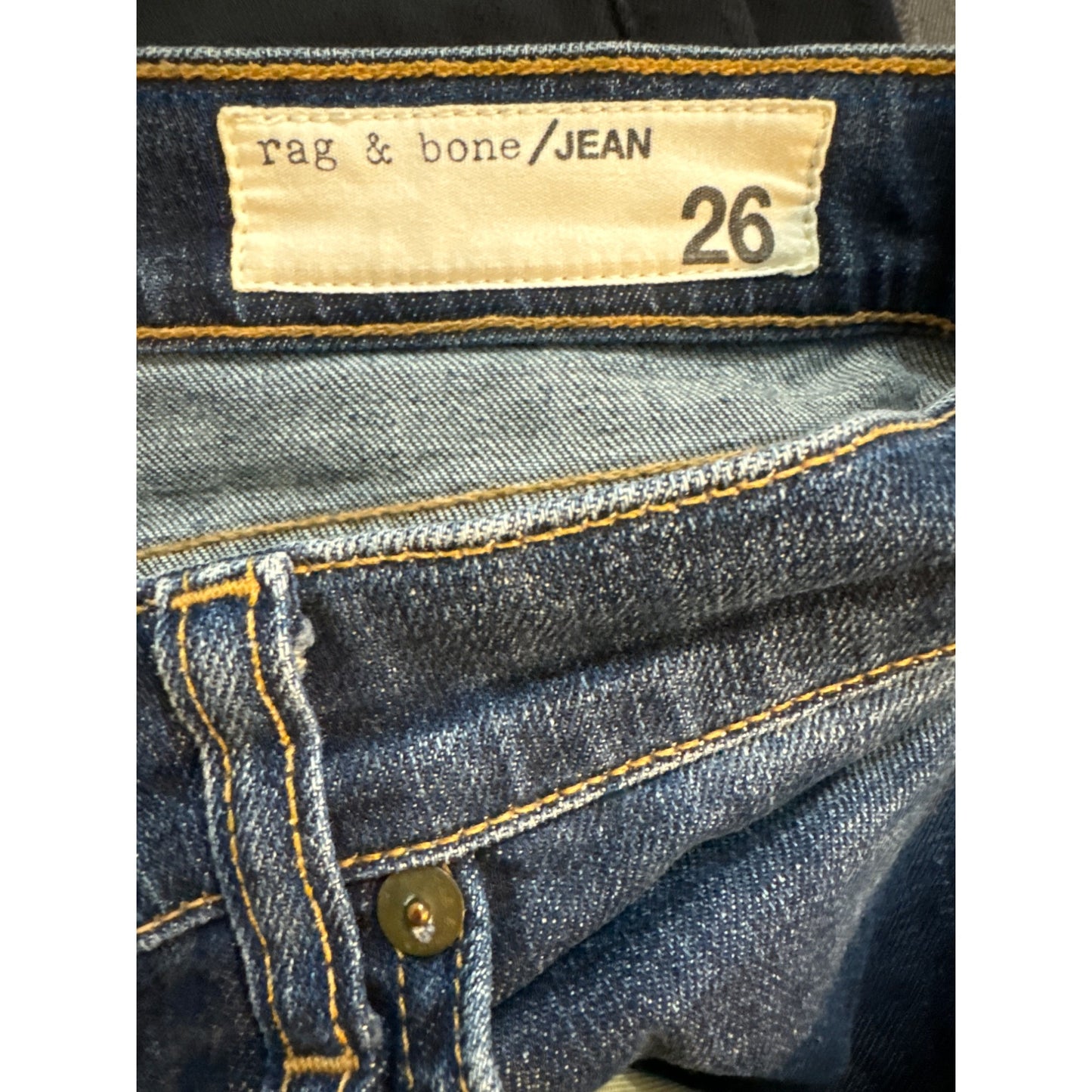 Rag & Bone Dre Slim Fit Blue Jeans Size 26