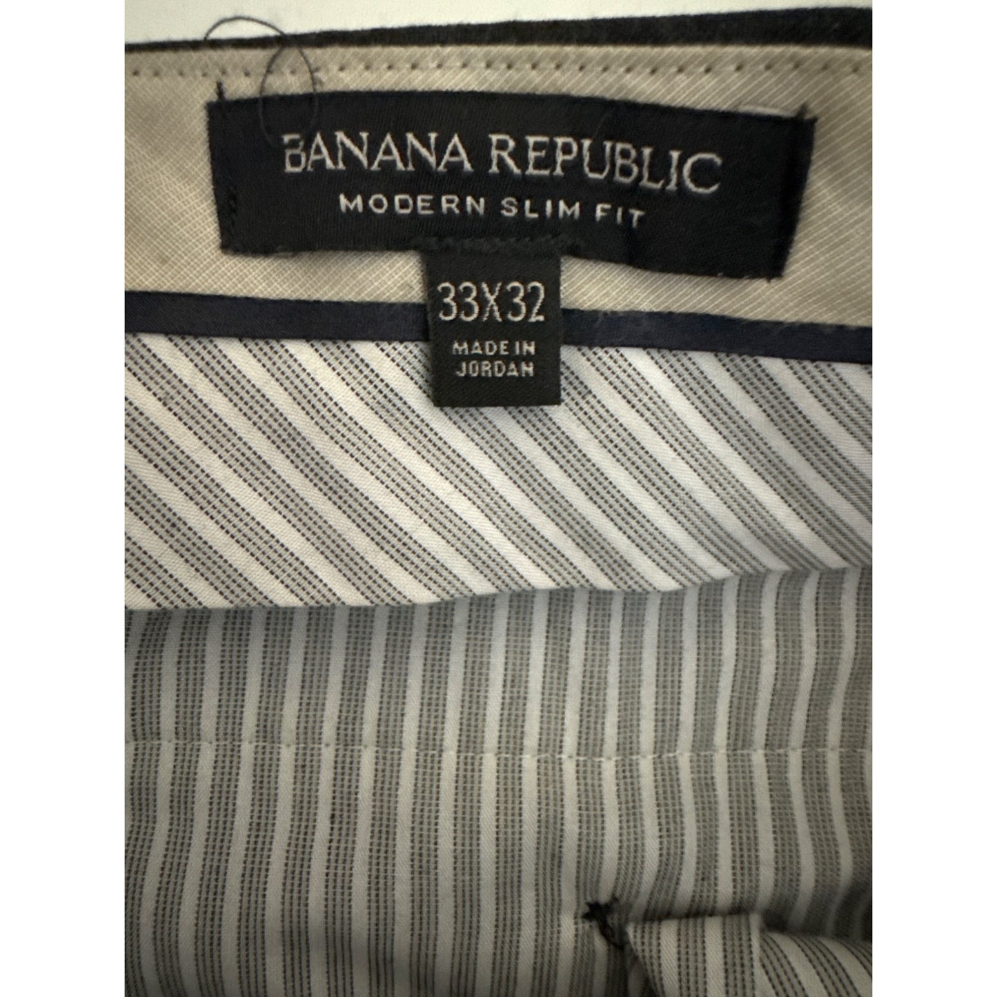 Banana Republic Mens Modern Slim Fit Pants 33X32