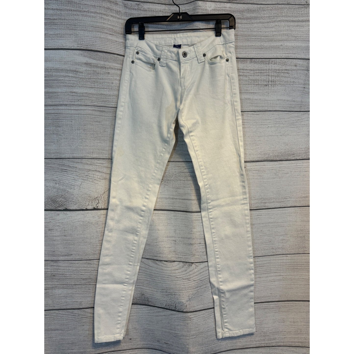 Blue Asphalt White Skinny Jeans Size 3