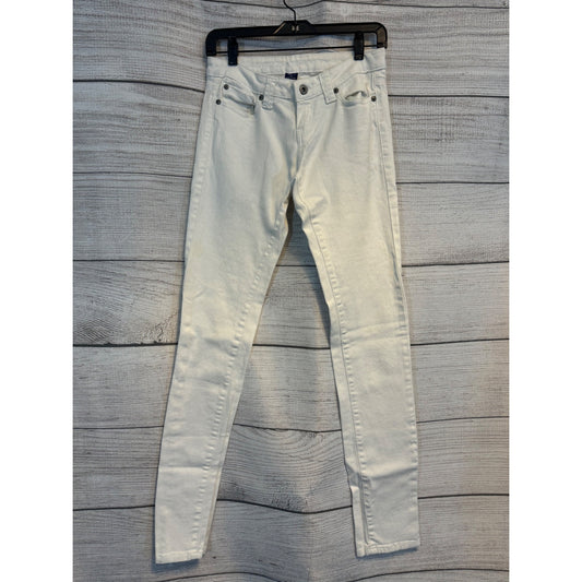 Blue Asphalt White Skinny Jeans Size 3