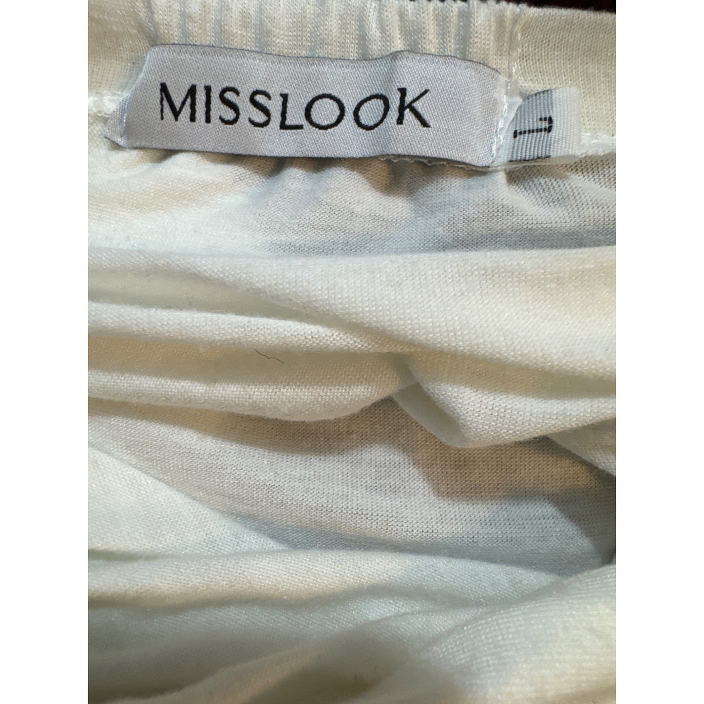 Misslook Sleeveless White Midi Dress Size L