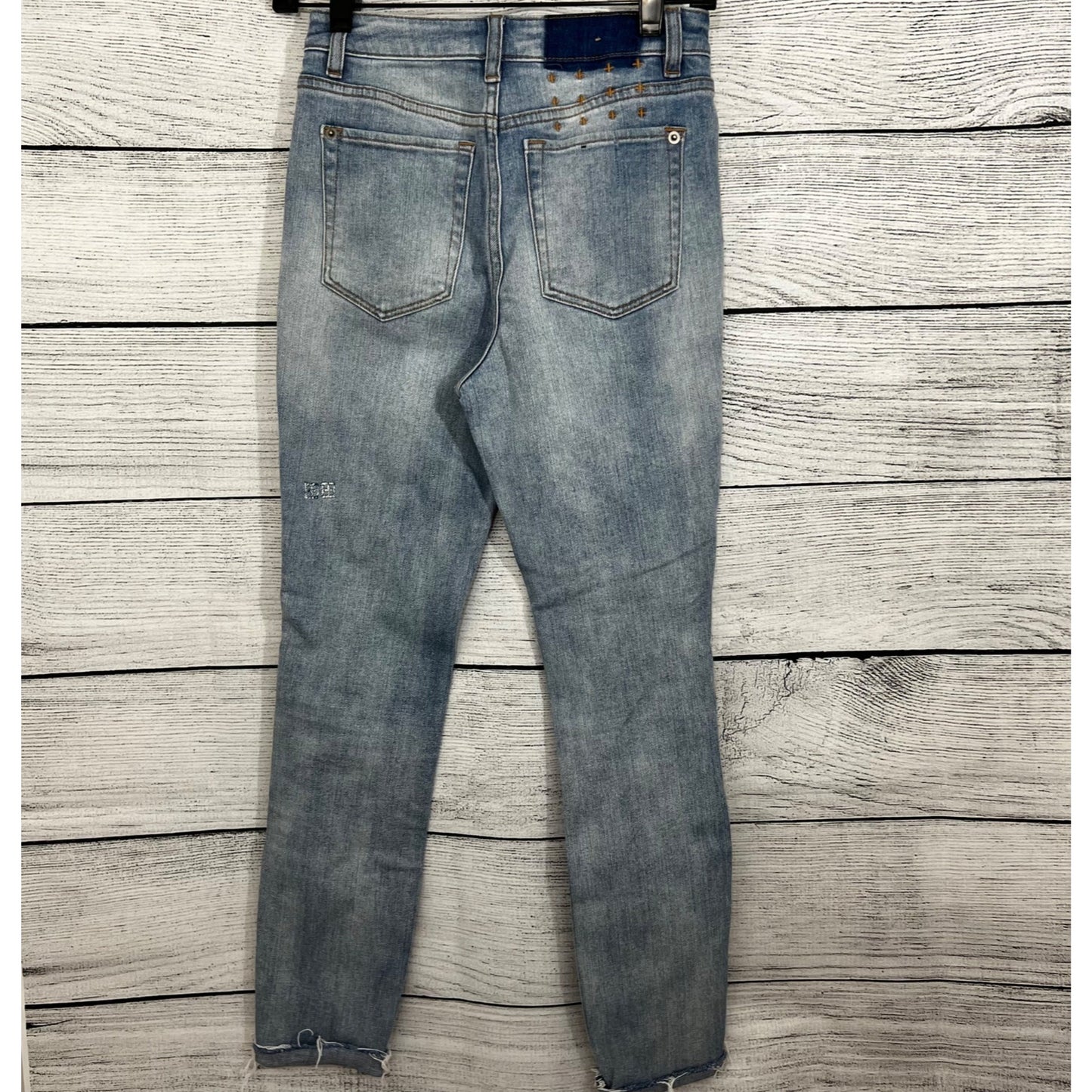 Ksubi Mid-Rise Ankle Skinny Jeans, Size 24