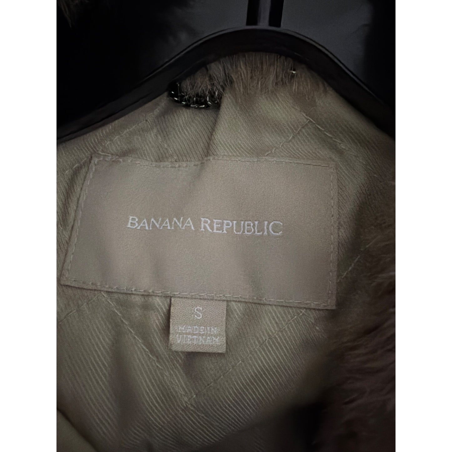 Banana Republic Faux Fur Vest Size Size S