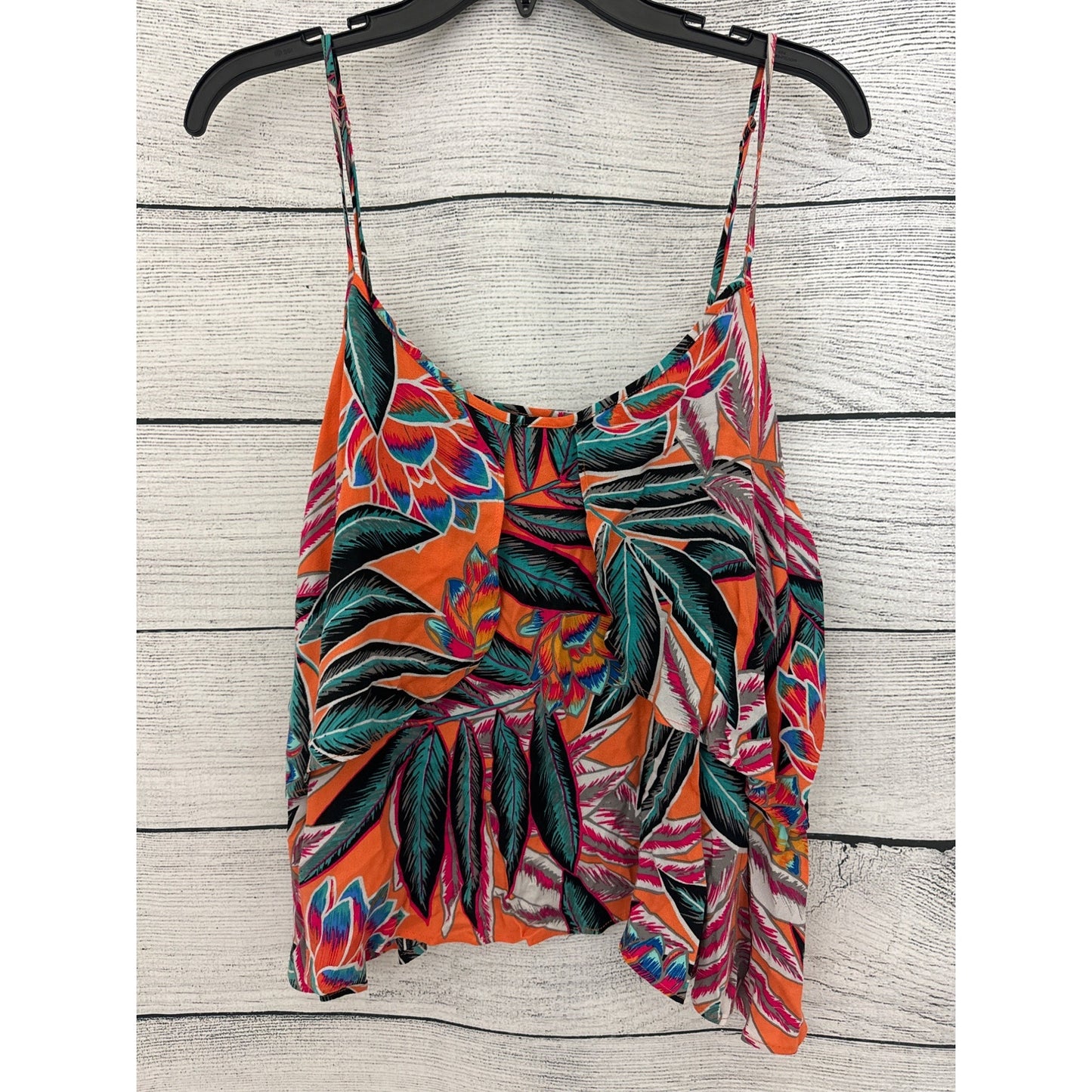 Jack by BB dakota orange blossom ida ruffle cami Tank
