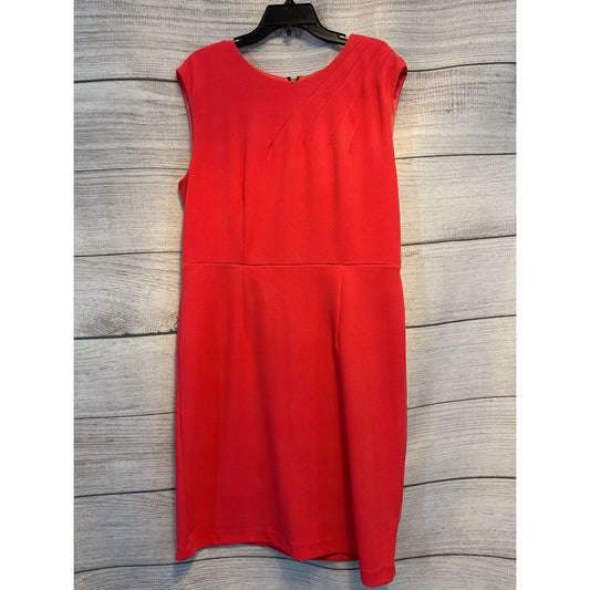 Karin Stevens Pink Sleeveless Dress Size 16