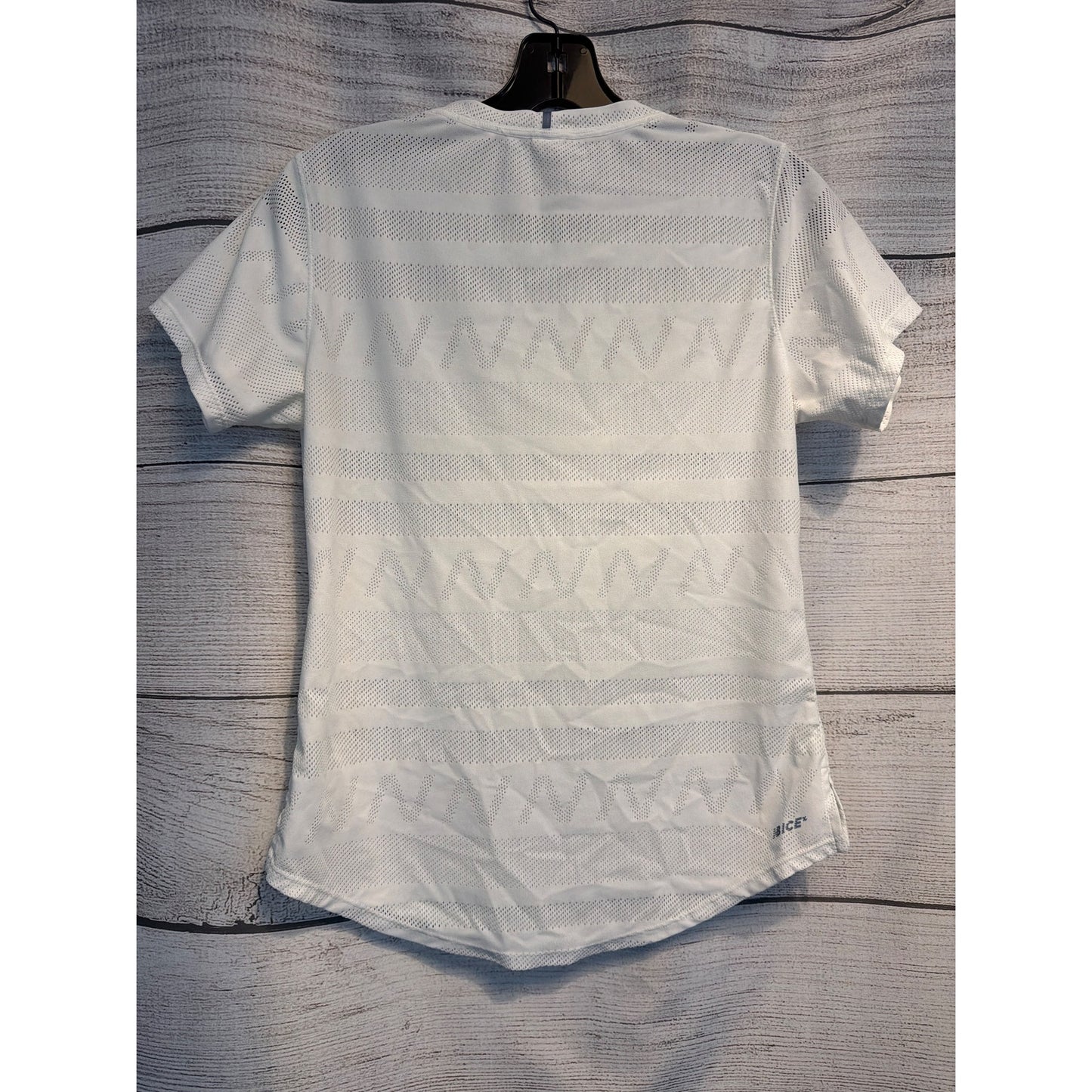 New Balance White Q Speed Jacquard Short Sleeve