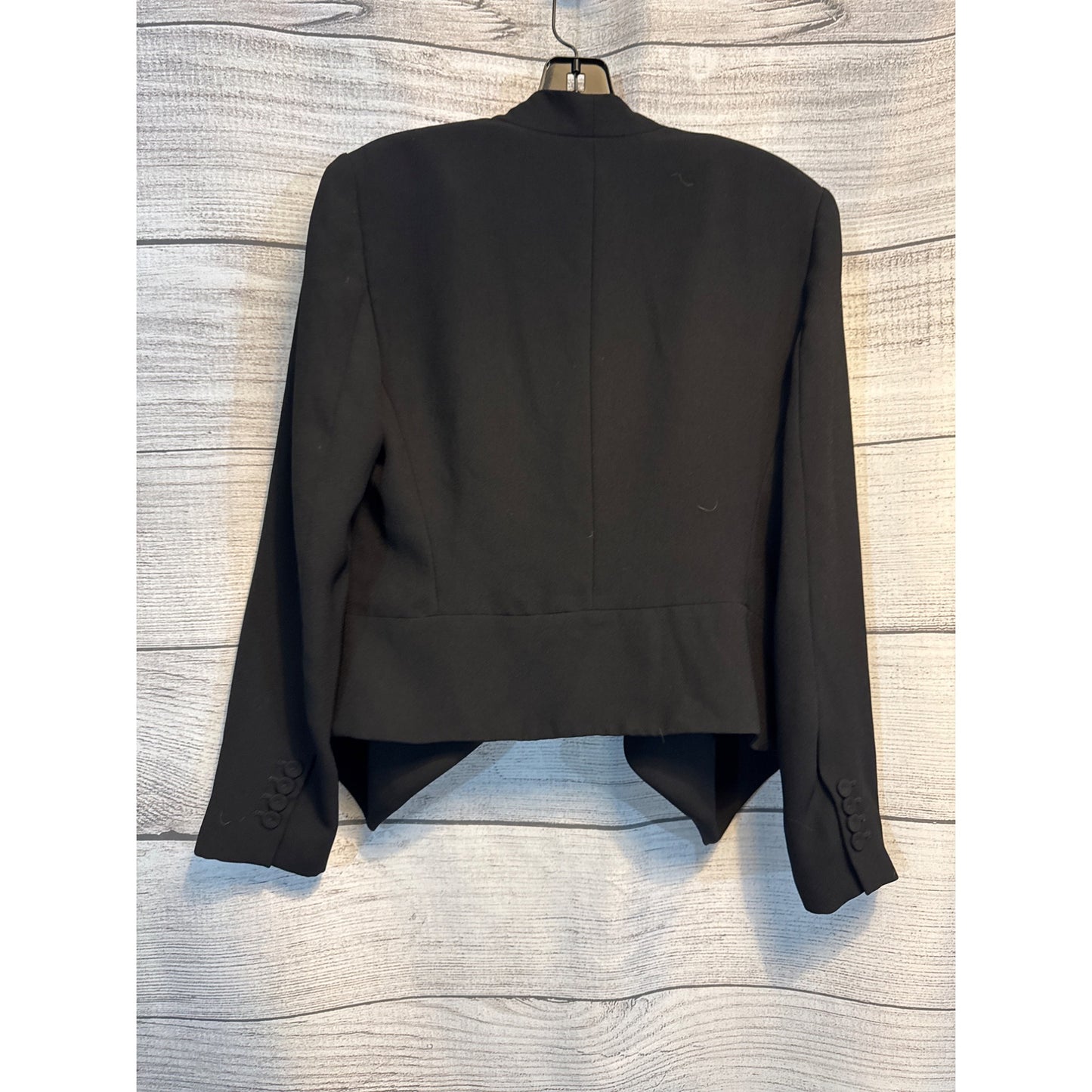 Vince Camuto Black Tailored Draped Blazer Jacket Size 4
