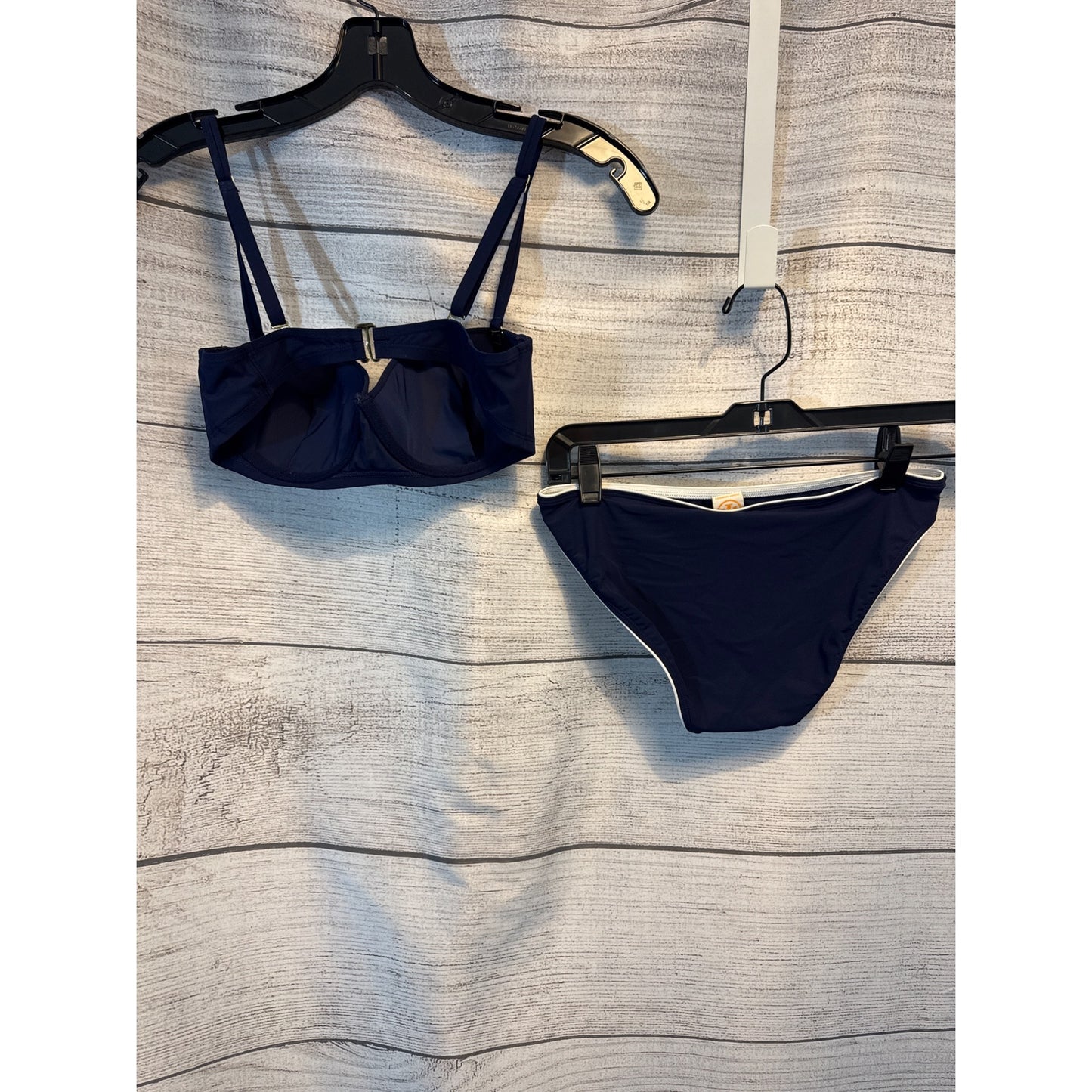 Tory Burch Navy & White Riviera Bikini Set XS