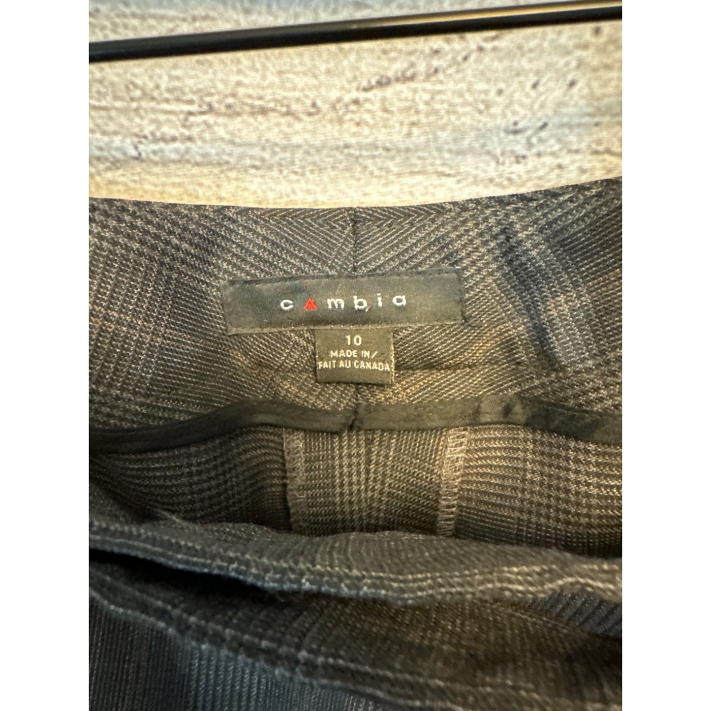 Women's Cambia Plaid Dress Pants Size 10