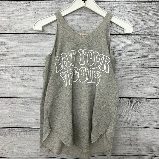 EUC Eat Your Veggies Shoulder shirt