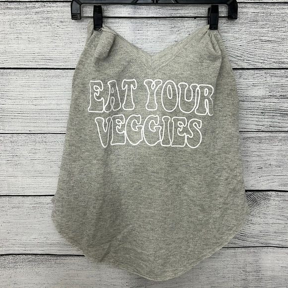 EUC Eat Your Veggies Shoulder shirt