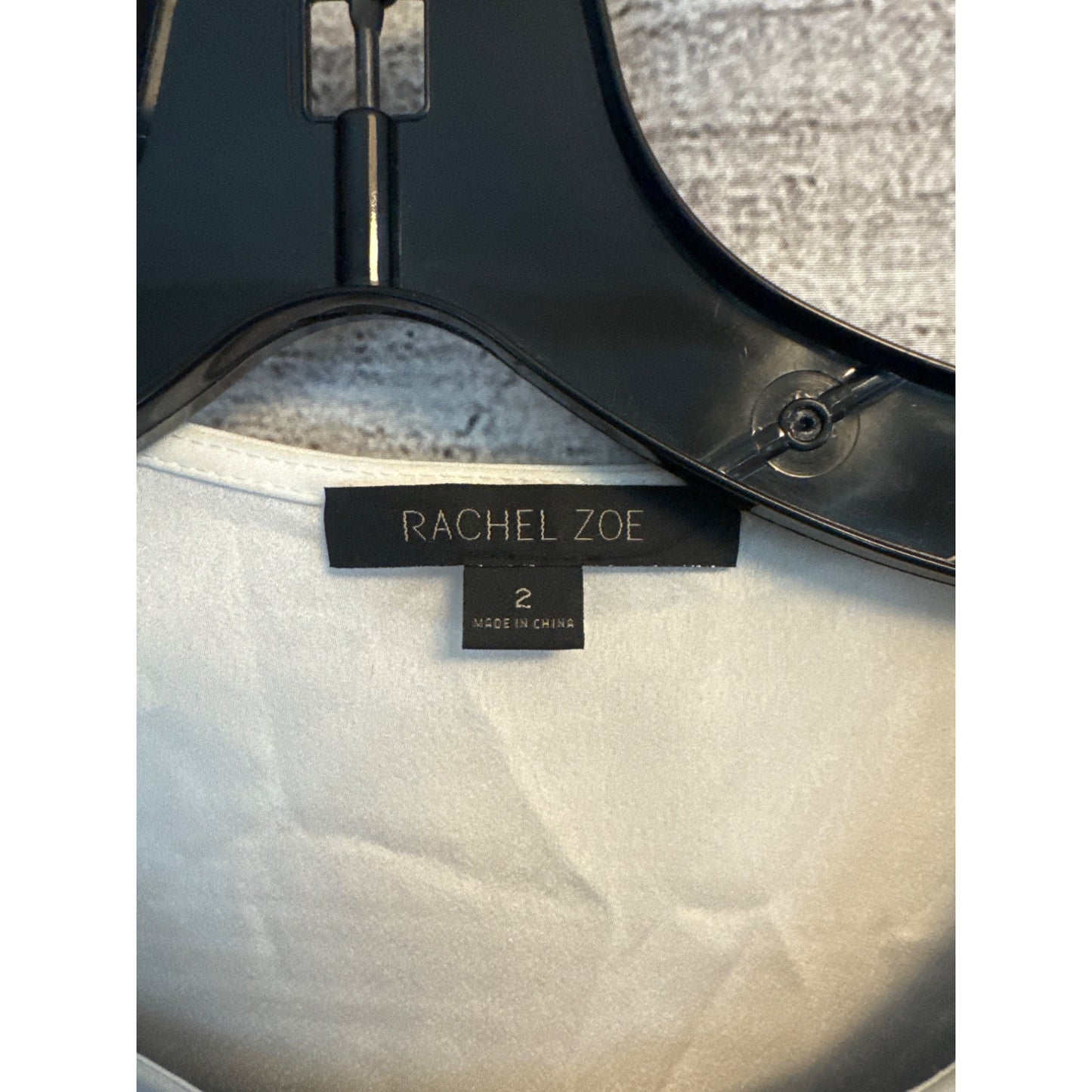 Rachel Zoe Asymmetrical Long Sleeve Blouse Size 2