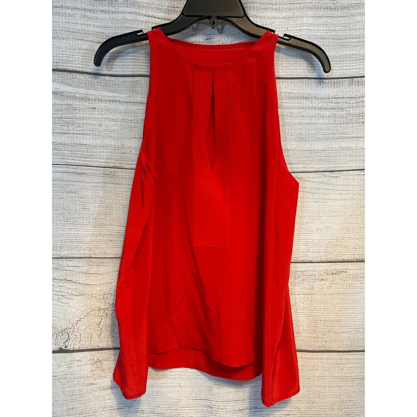 A.L.C. Red Sleeveless Silk Blouse Size M