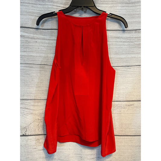 A.L.C. Red Sleeveless Silk Blouse Size M