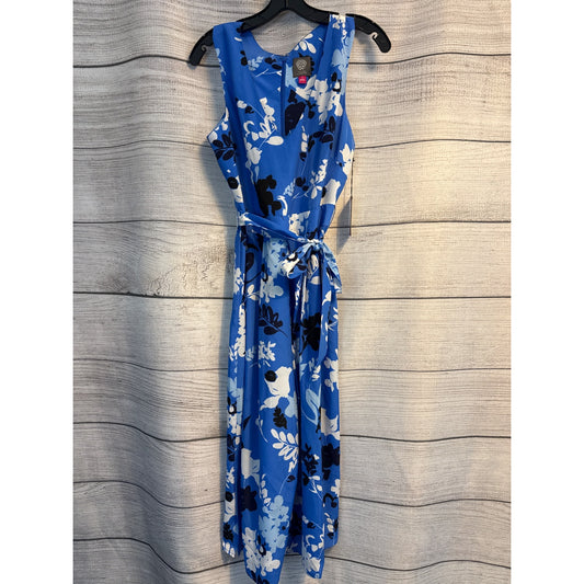 NWT Vince Camuto Blue Floral Sleeveless Romper Size S