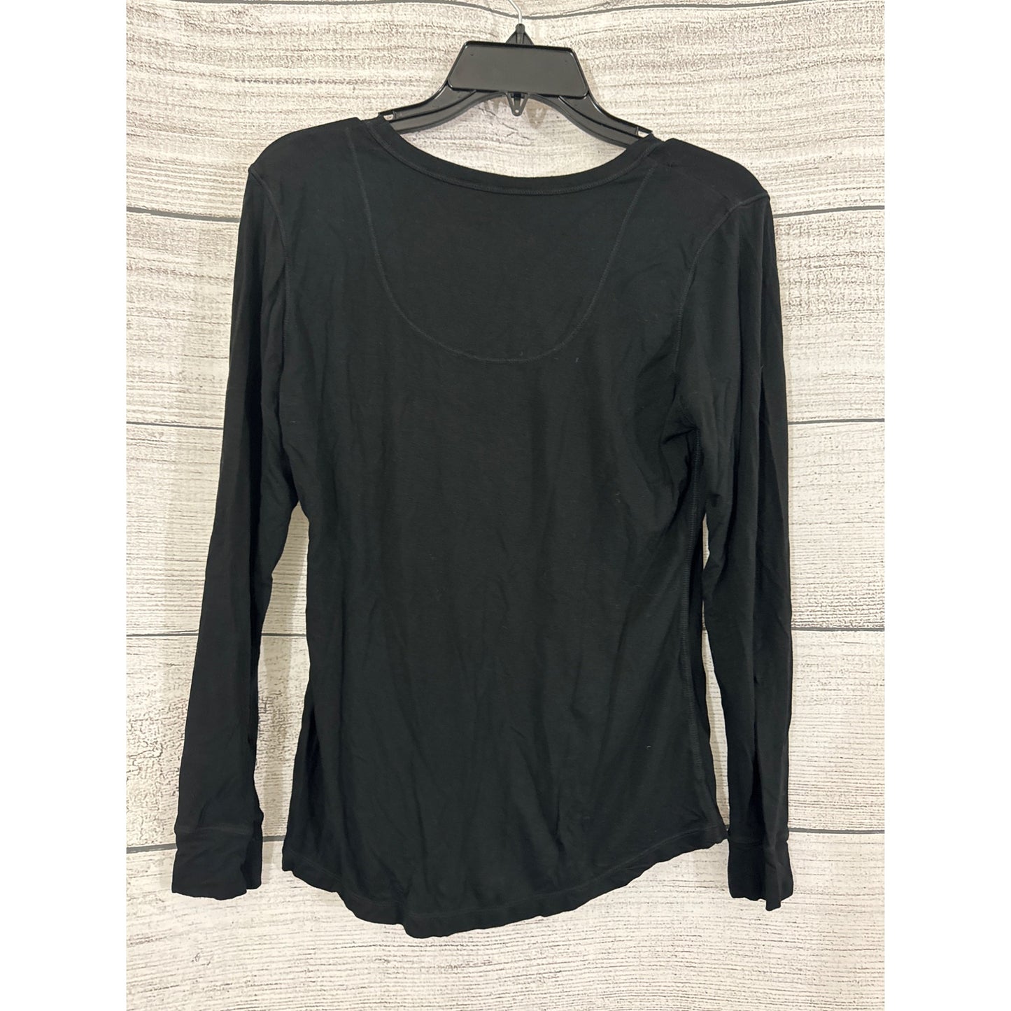 Women's black Cuddlduds thermal top Size L