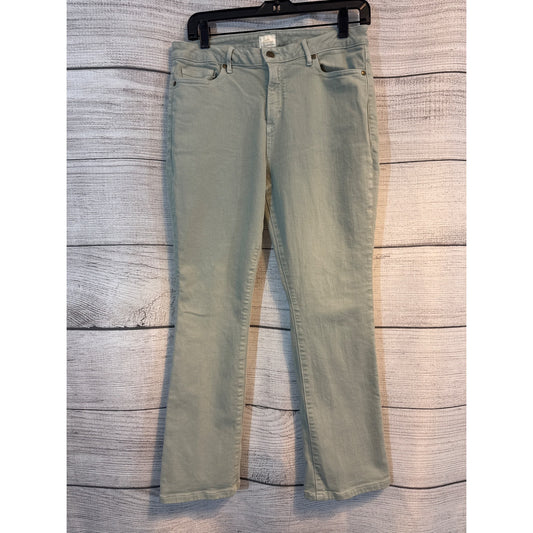 Ann Mashburn Light Green Denim Pants Size 30