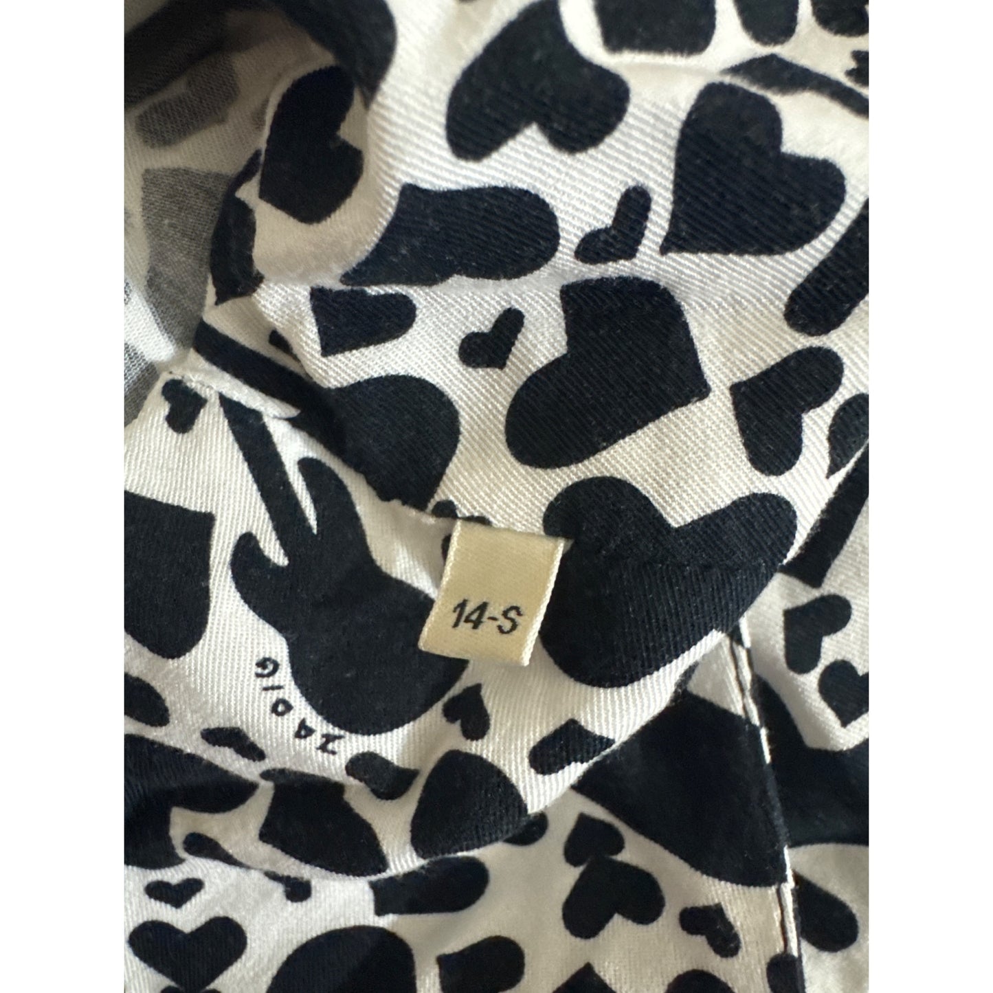 Zadig & Voltaire Heart and Guitar print dress Size S