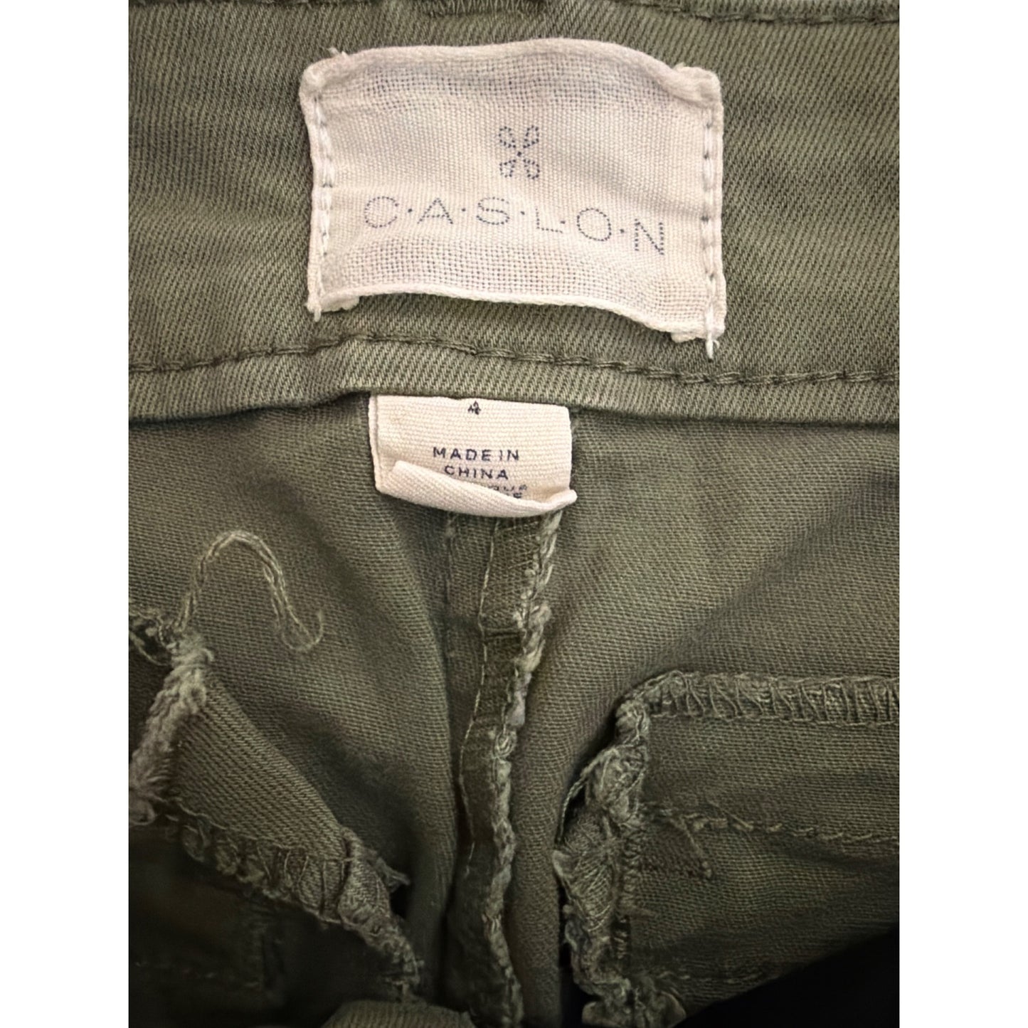 Caslon Olive Green Khaki Pants Size 4