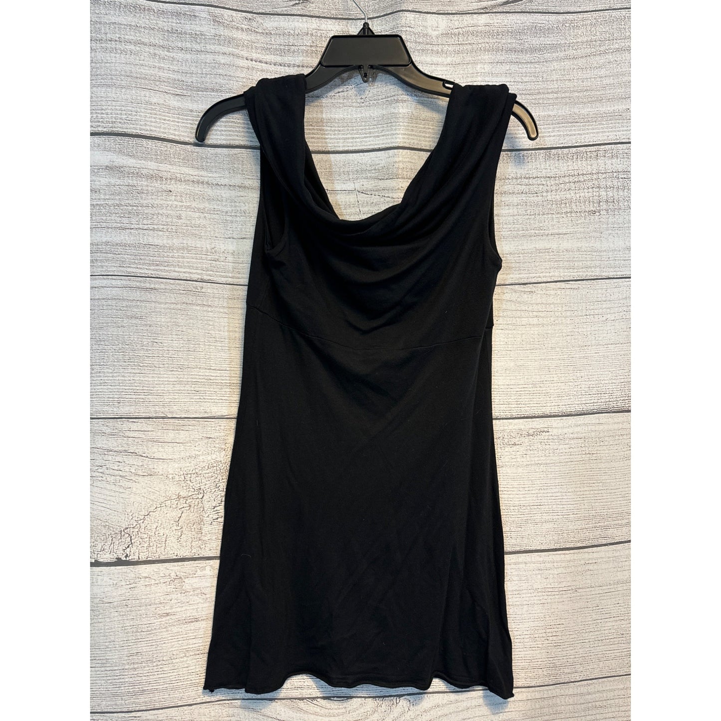 China Doll Black Sleeveless Cowl Neck Top Size S