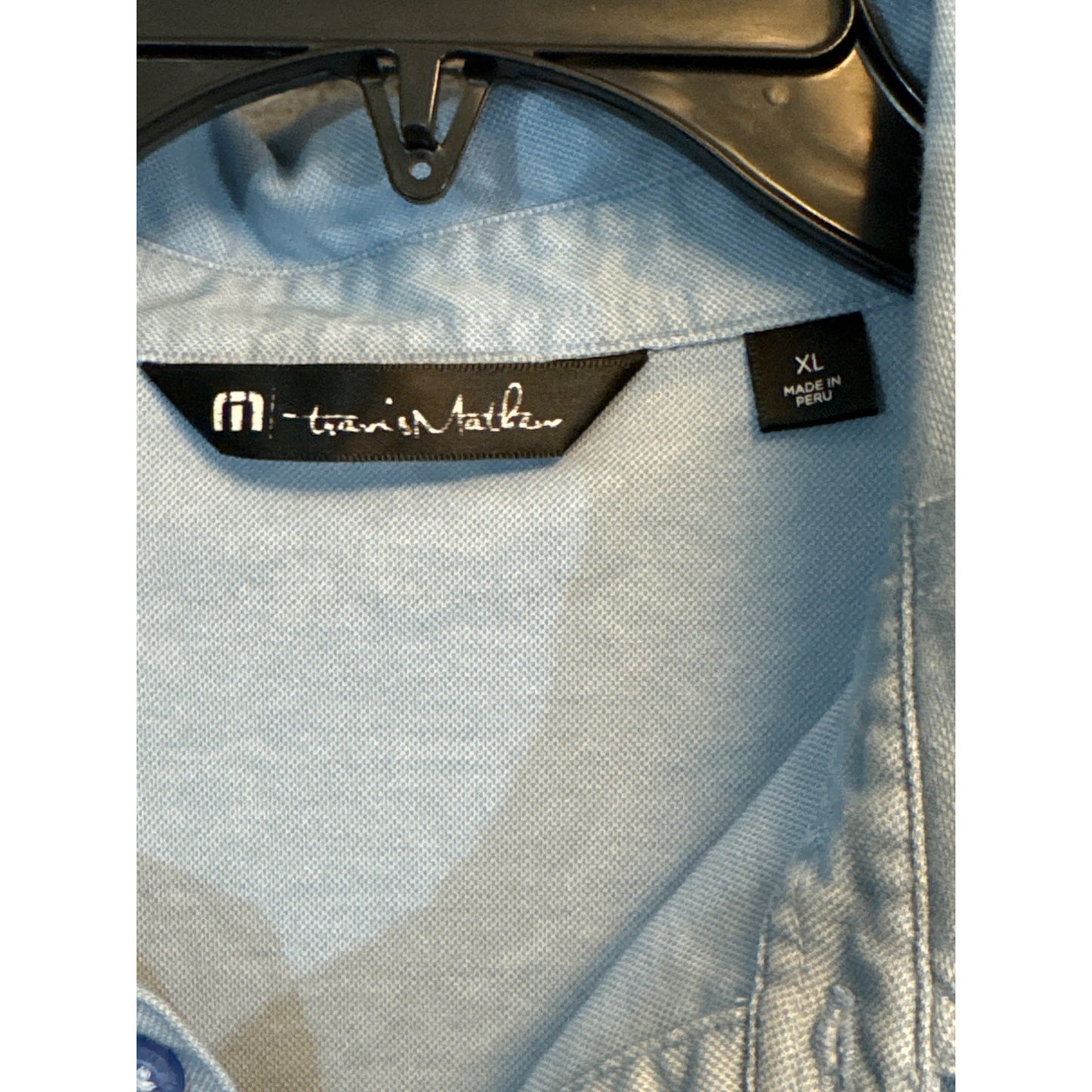 Mens Travis Mathew Blue Polo Shirt Size XL