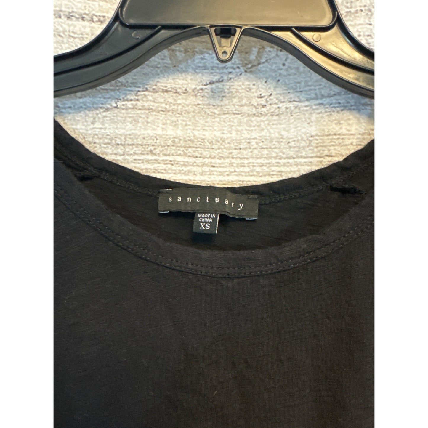 Sanctuary Lou Lou Cold Shoulder Top with Tie Sleeves Size XS