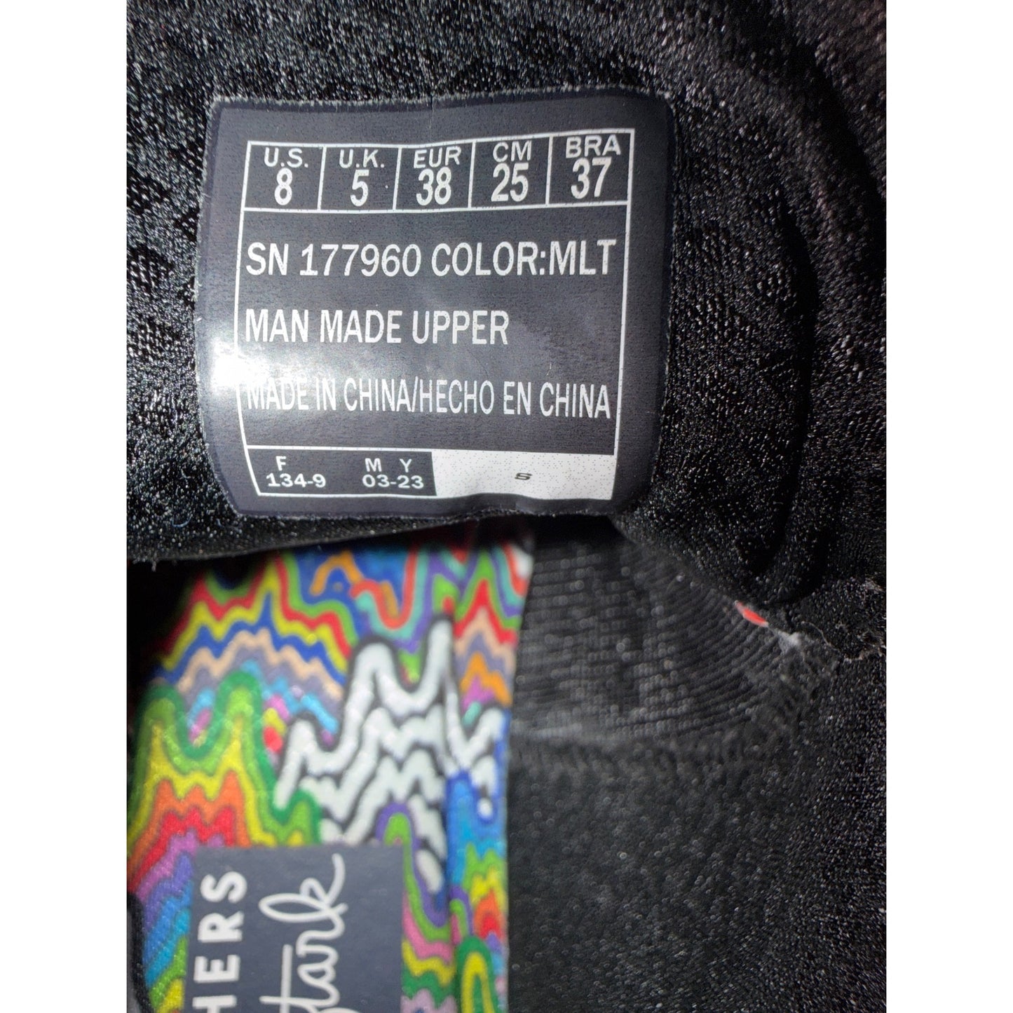 Jen Stark x Sketchers Sneakers Size 8