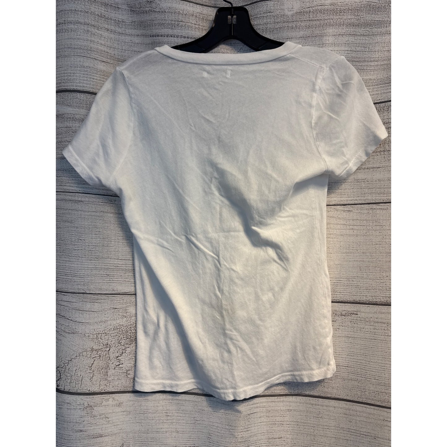 Lauren Moshi Foil Kisses Tshirt Size XS