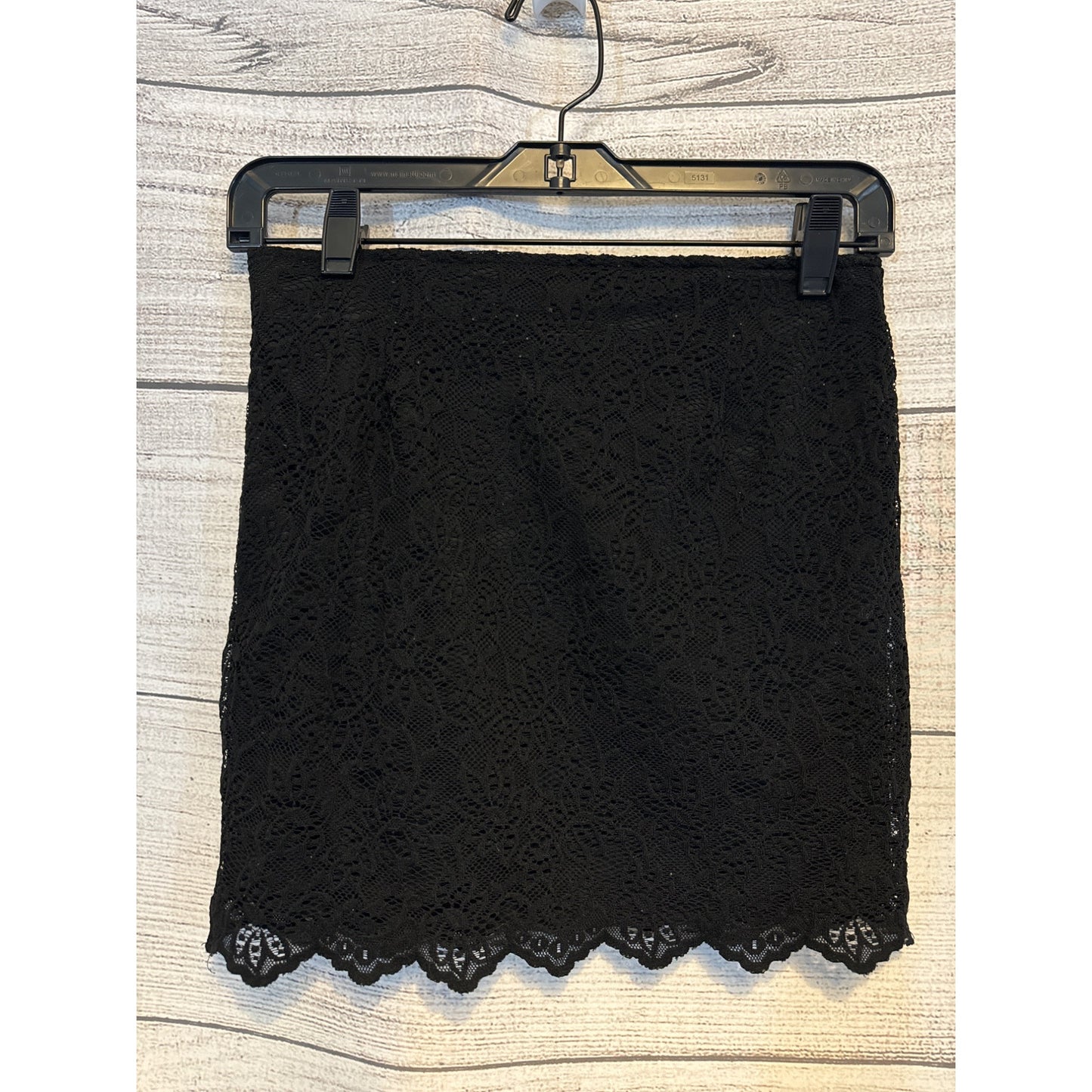 Zara Trafaluc Collection Black Lace Mini Skirt Size S