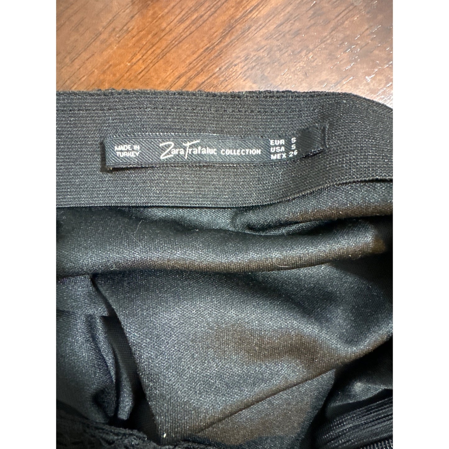 Zara Trafaluc Collection Black Lace Mini Skirt Size S