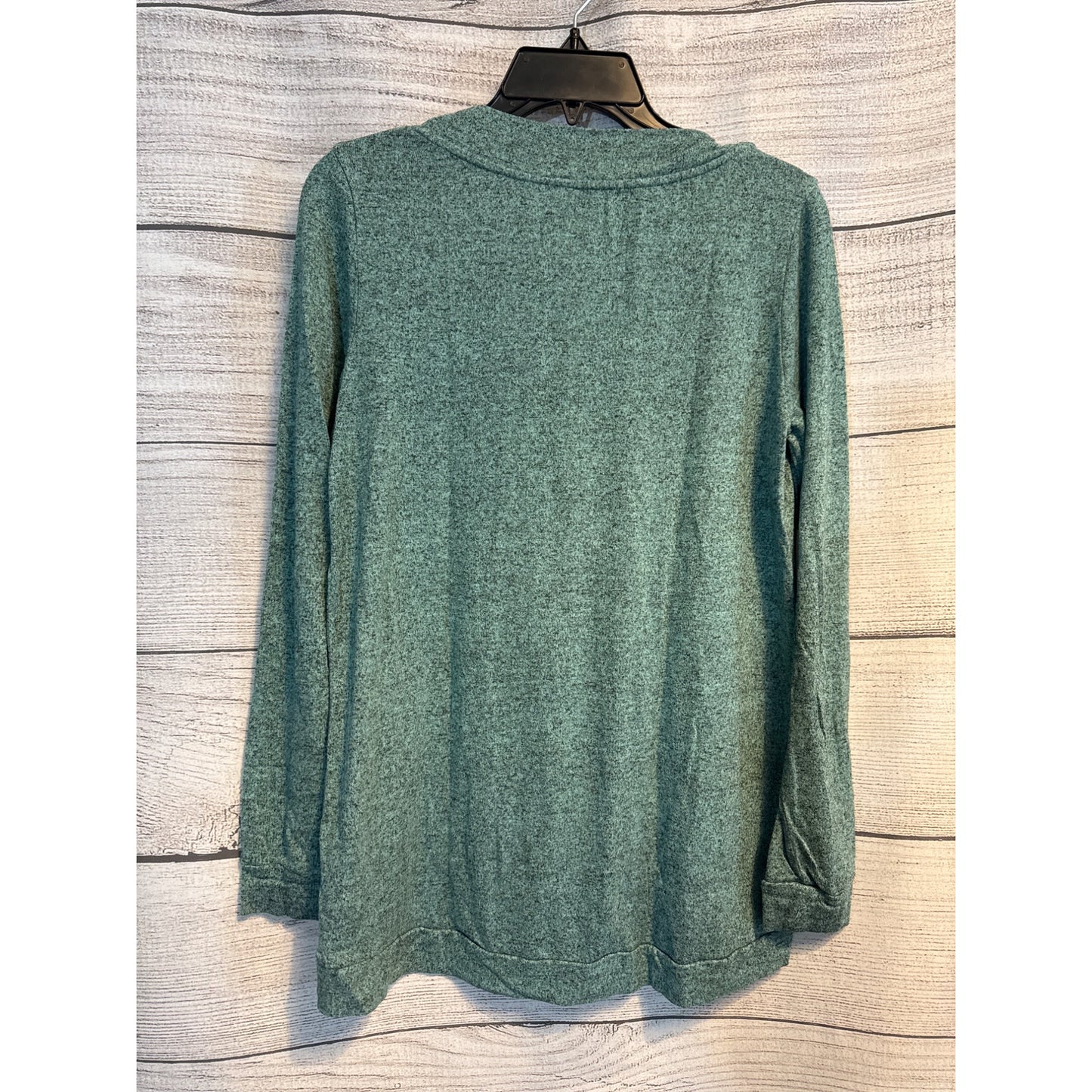 Harlowe & Graham V-Neck Long Sleeve Sweater Green Size M