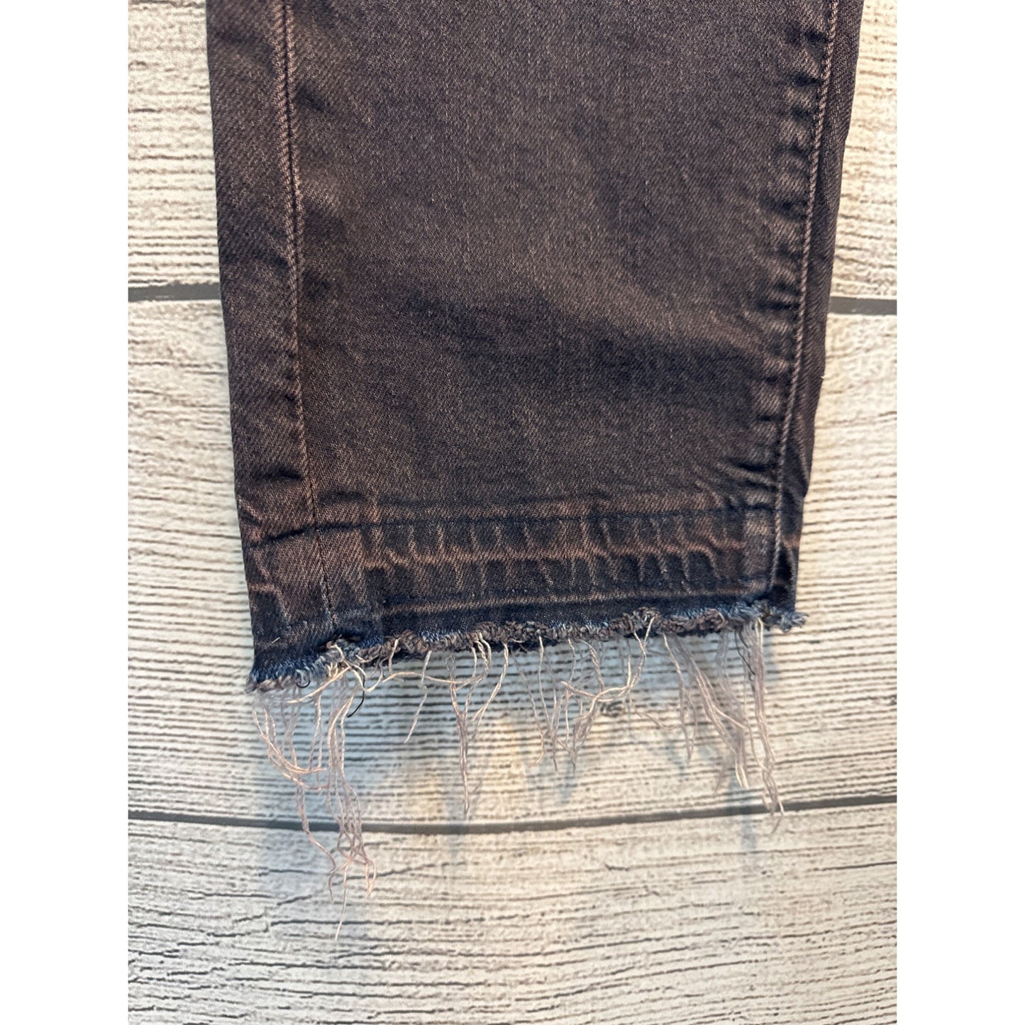 Men's Levis Purple Frayed Hem Waterless Jeans Size 36x32
