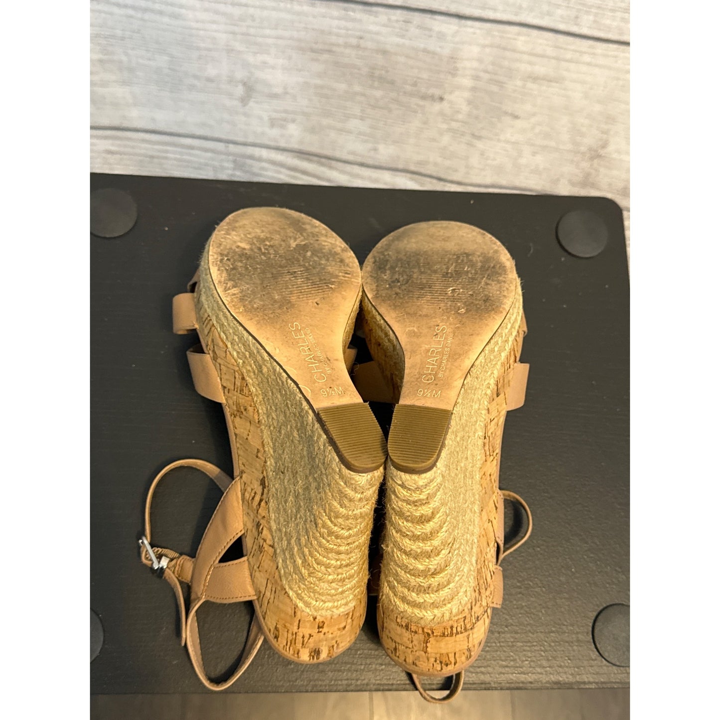 Charles By Charles David ASTRO Open Toe Espadrille Sandals Size 9.5