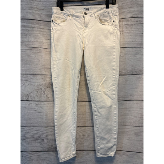 Paige Verdugo Ulta Skinny White Jeans Size 31