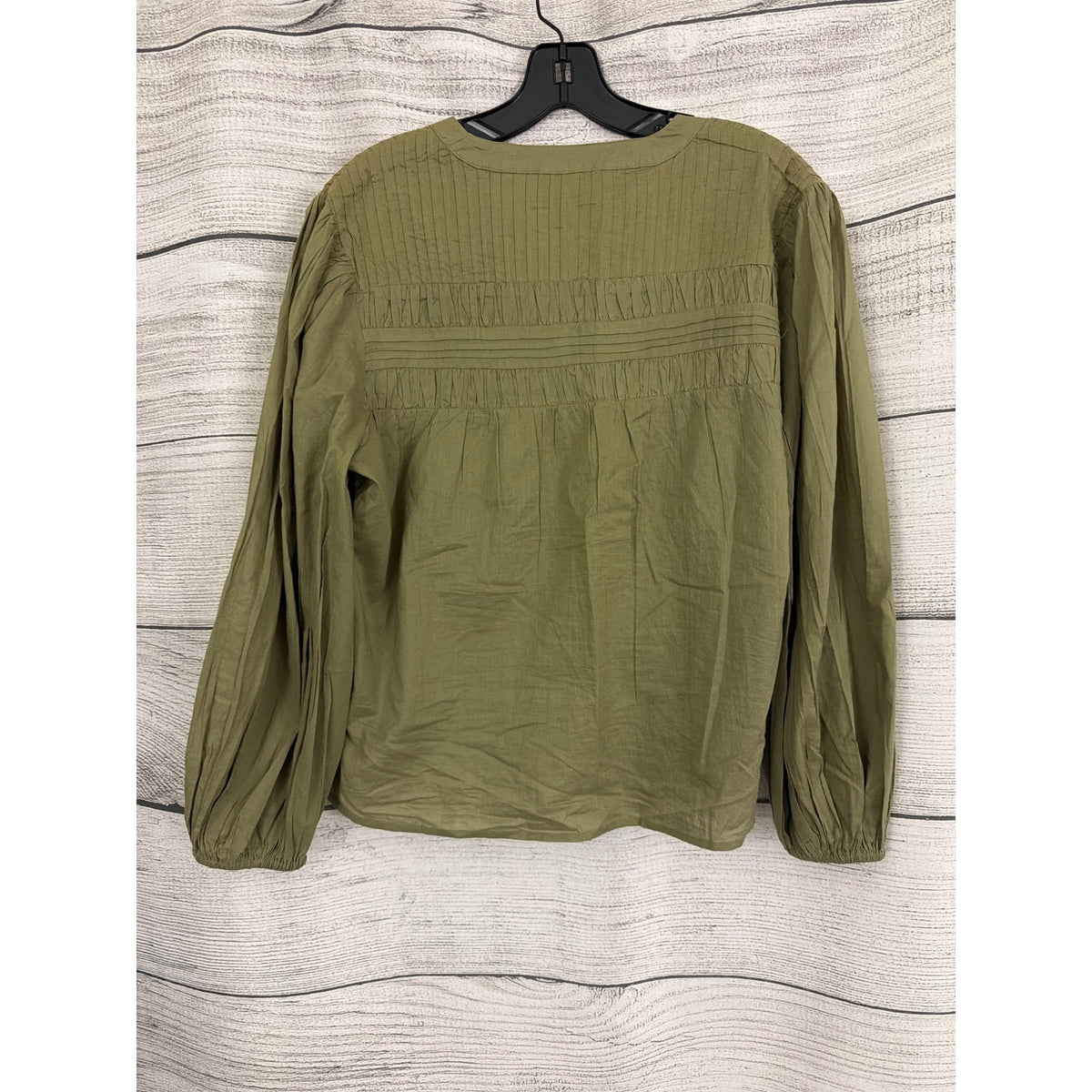 Cleobella River Pintuck Peasant Blouse Size M