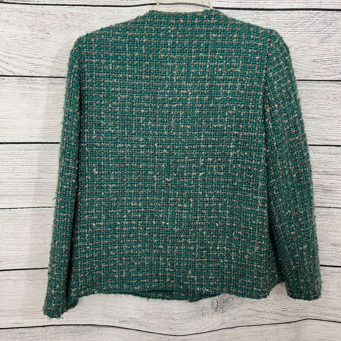 Alfred Dunner Tweed Button-Up Jacket, Size 6P