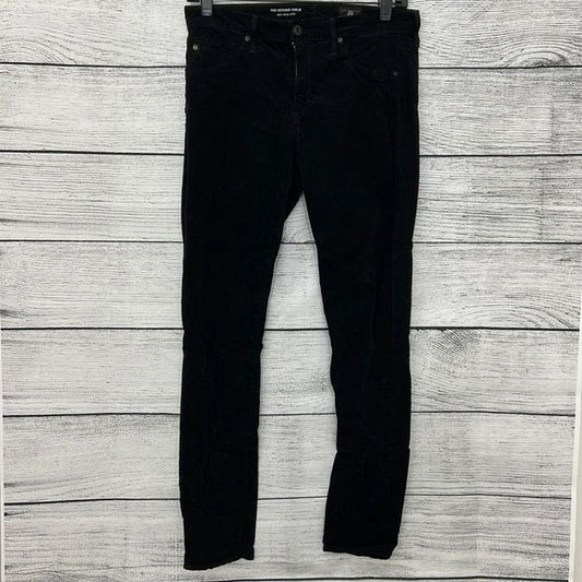 AG Corduroy Black skinny jeans