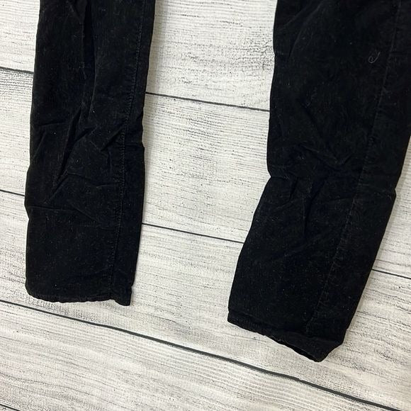AG Corduroy Black skinny jeans